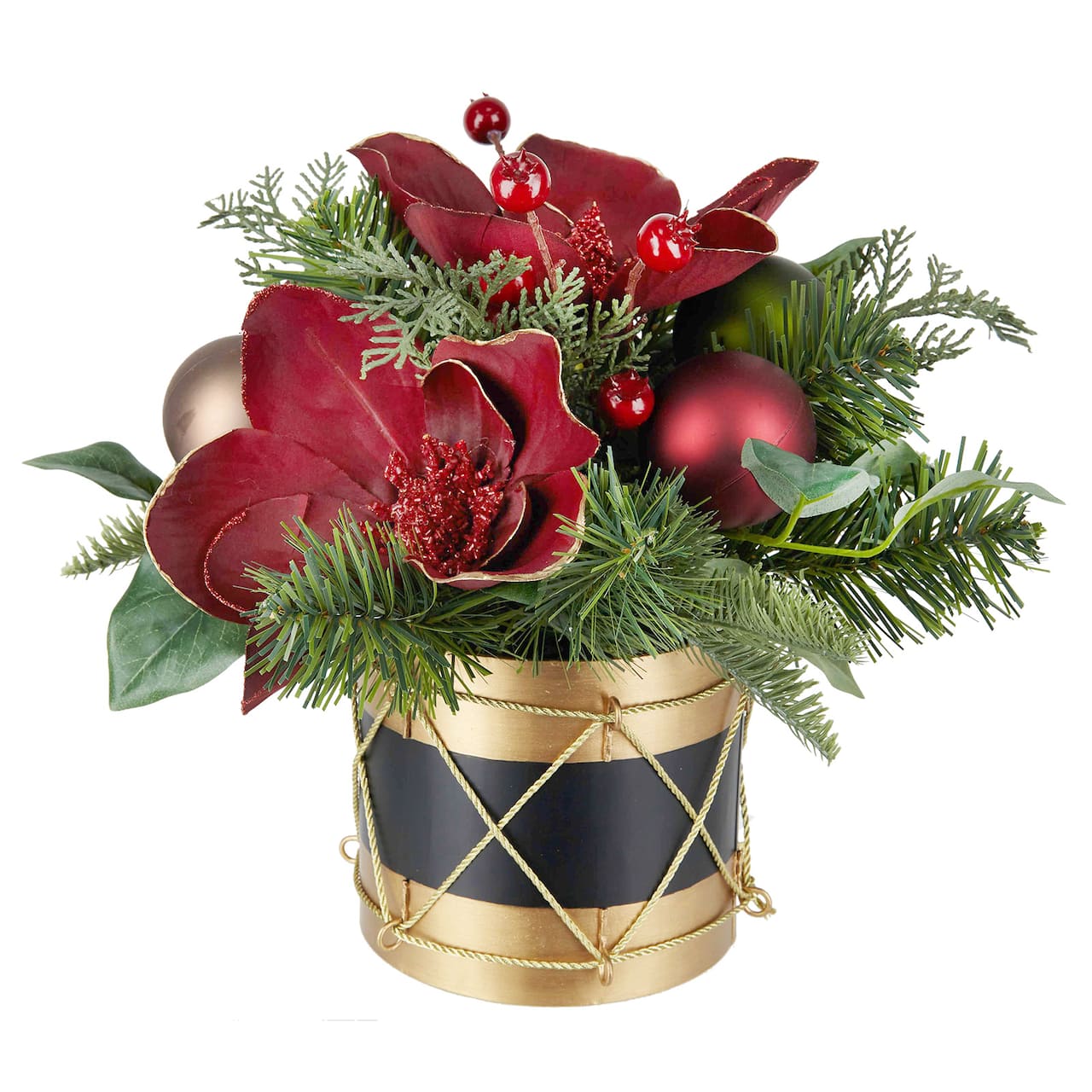 10" Drum with Burgundy Magnolia by Ashland®